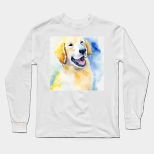 Golden Retriever Watercolor - Gift For Dog Lovers Long Sleeve T-Shirt